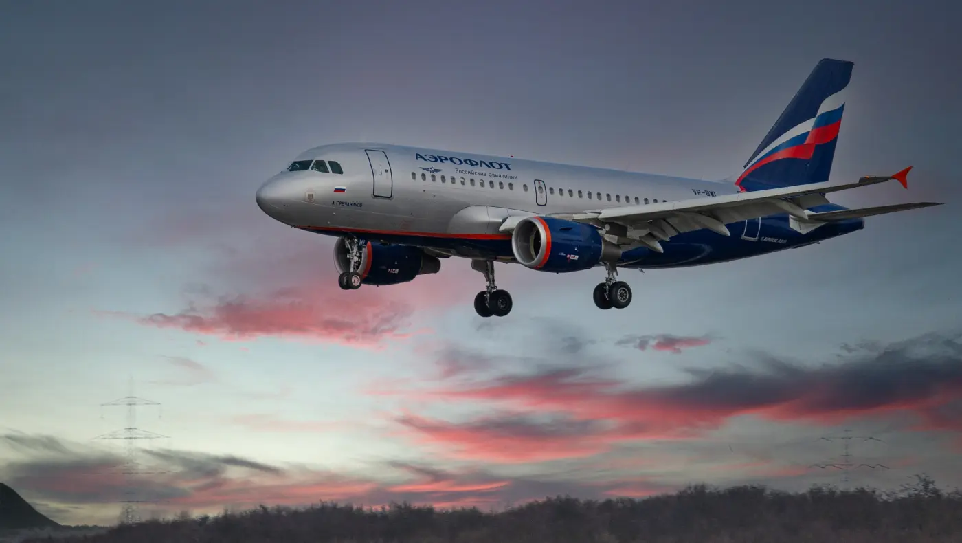 Letadlo společnosti Aeroflot